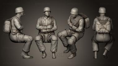 Military figurines (STKW_0184) 3D model for CNC machine